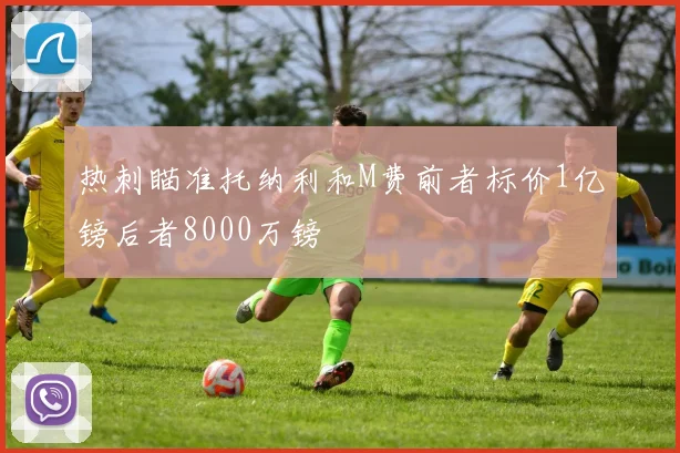 热刺瞄准托纳利和M费前者标价1亿镑后者8000万镑