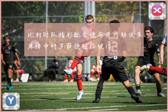 比利时队精彩配合德布劳内助攻多库传中特罗萨德轻松破门